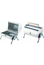 Edelstahl Grill Grilltonne klappbar für Camping Strand 1282-48