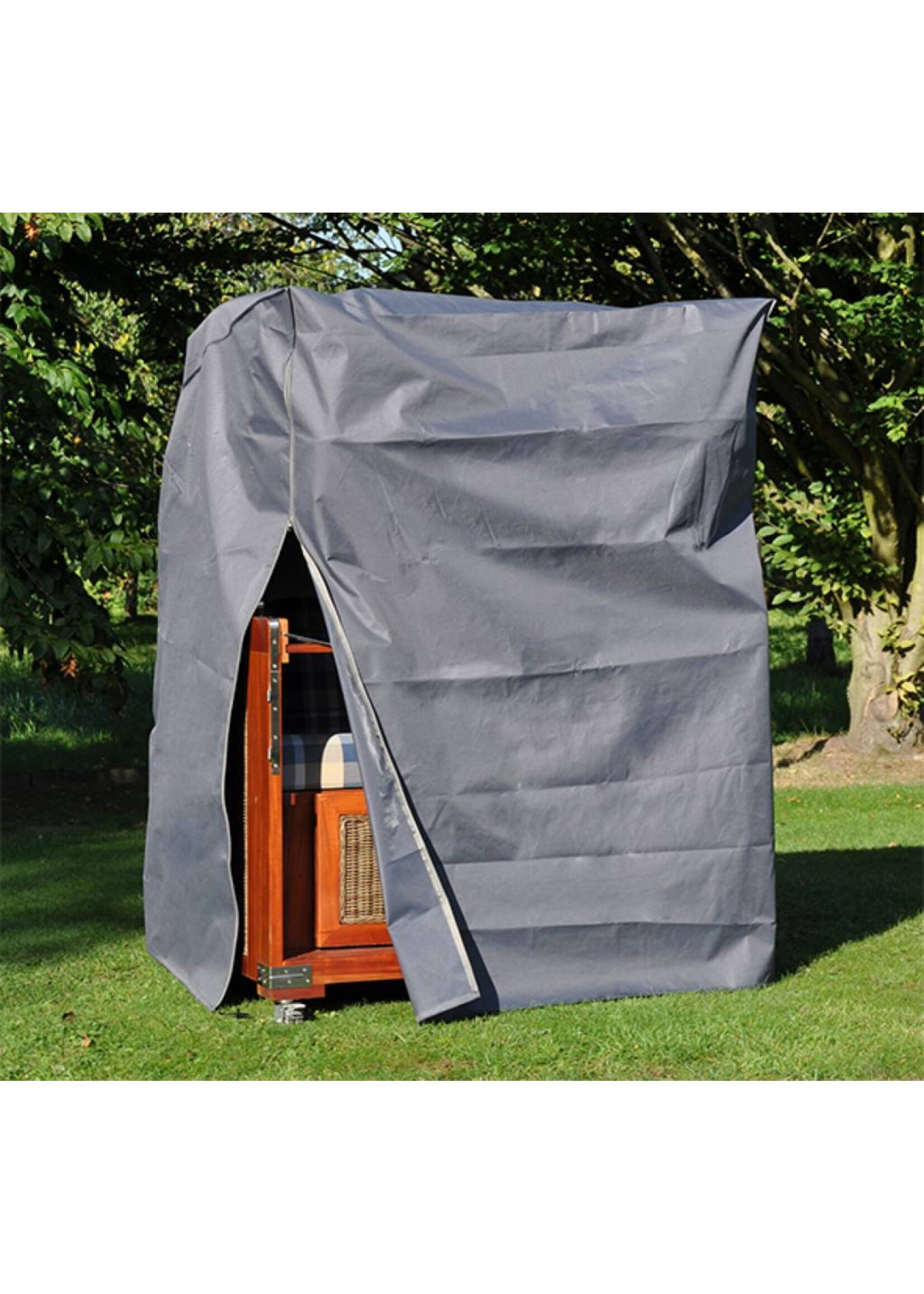 Schutzhülle Hülle Abdeckung schwer für Strandkorb 170x130x100cm 61064