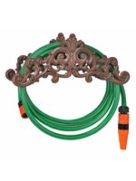 Gartenschlauchhalter Wandschlauchhalter aus Gusseisen Antik-Optik 57026