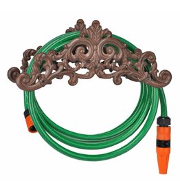 Gartenschlauchhalter Wandschlauchhalter aus Gusseisen Antik-Optik 57026
