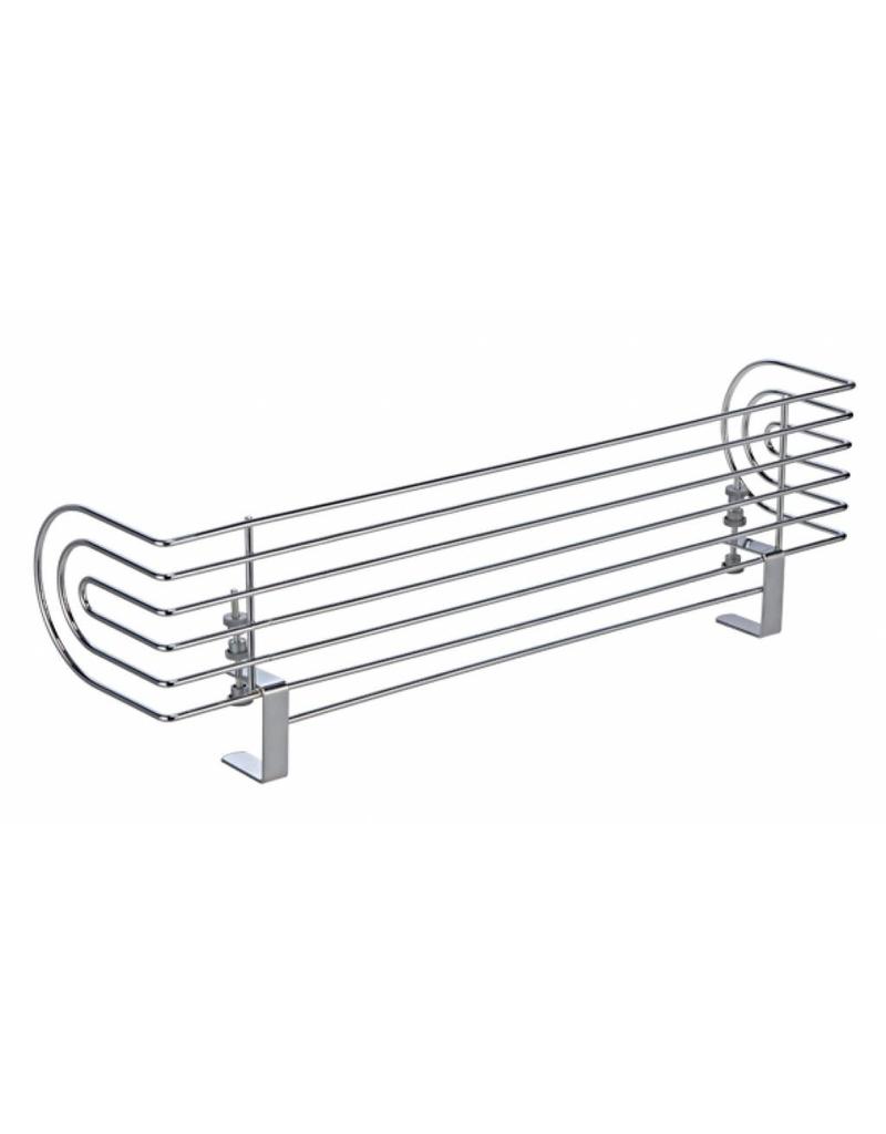 Herdschutzgitter aus Metall verchromt 60x18,5x14cm 16500