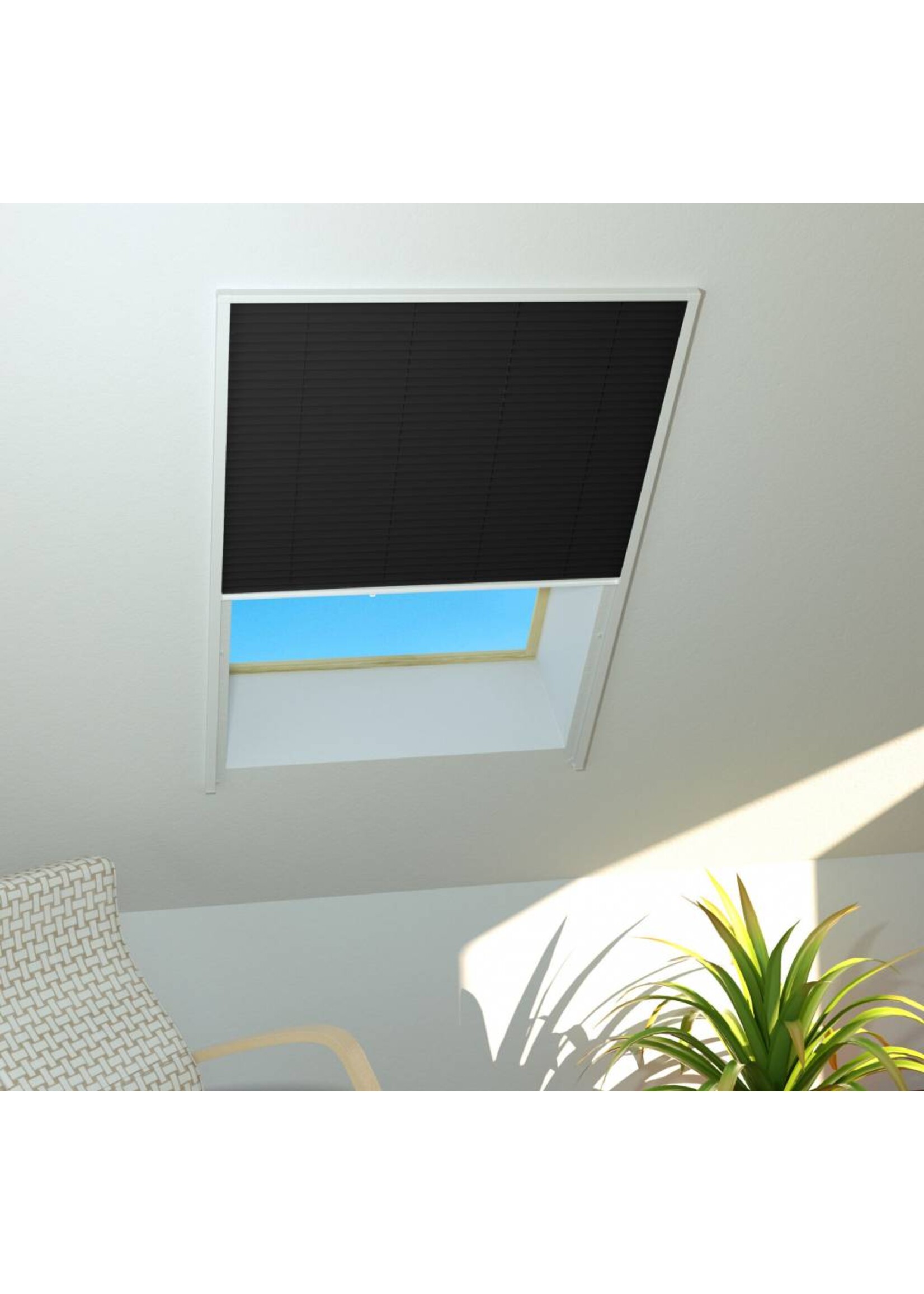 Sonnenschutz Dachfenster Plissee 110x160cm 101180101-VH