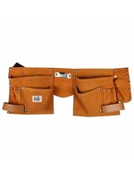 Benson Tools 004365 Leder Werkzeuggürtel mit Taschen und Halteschlaufen