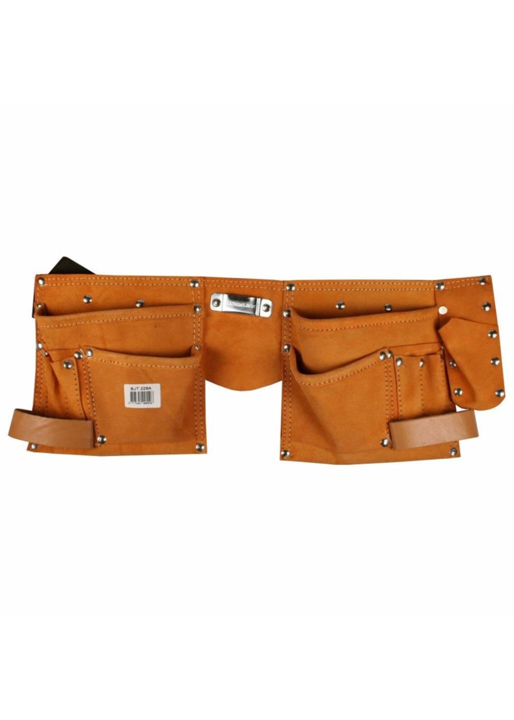 Benson Tools 004365 Leder Werkzeuggürtel mit Taschen und Halteschlaufen