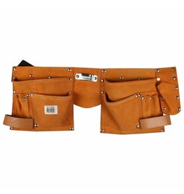 Benson Tools 004365 Leder Werkzeuggürtel mit Taschen und Halteschlaufen