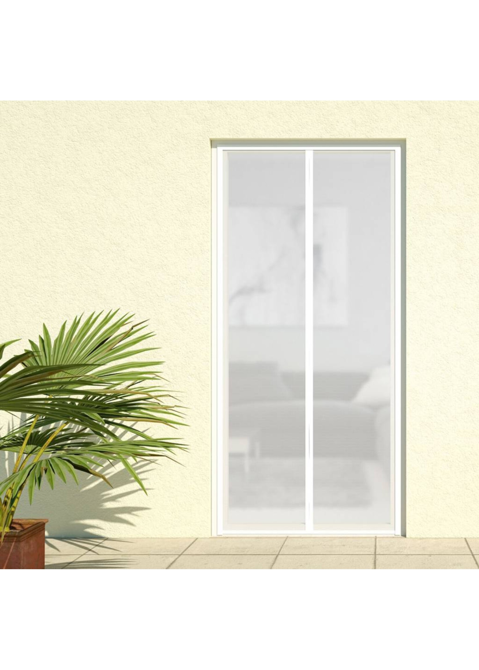 Magnet Lamellenvorhang DELUXE 100x220cm weiss 101380101-VH