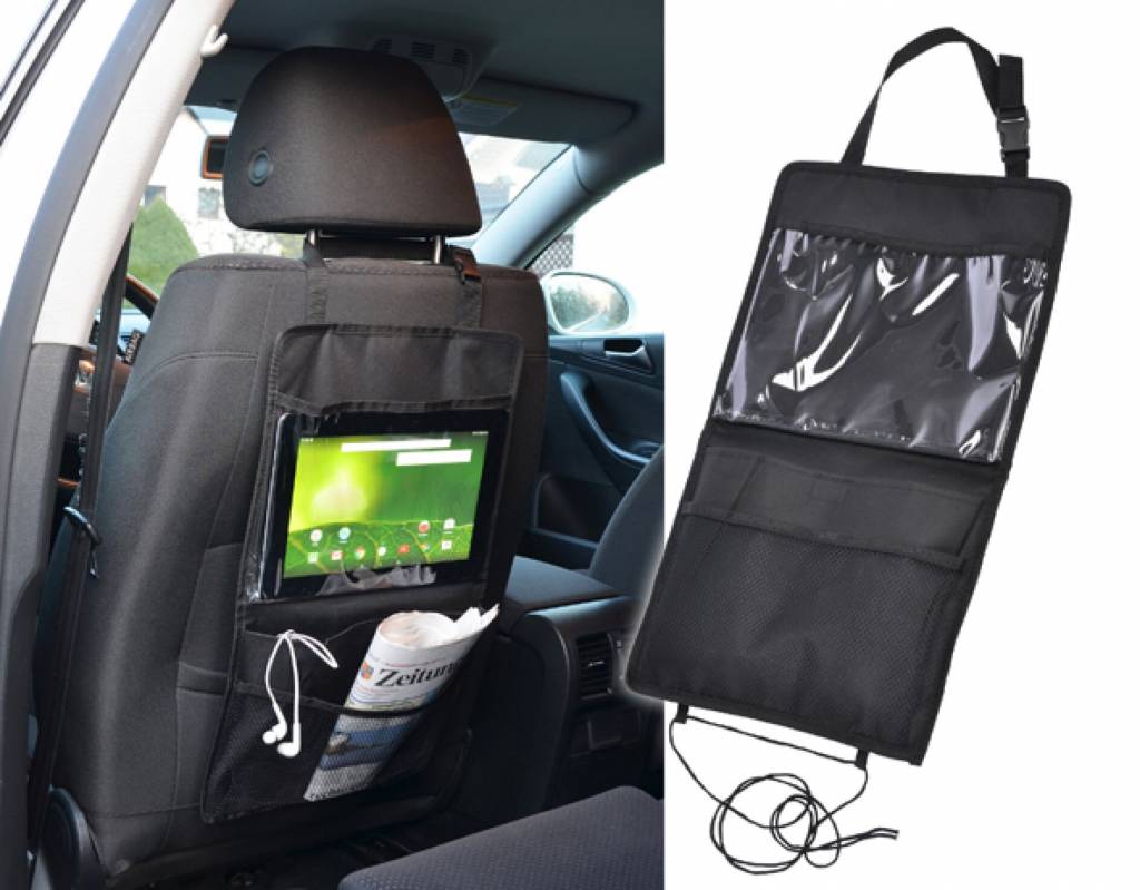 PKW Rücksitz Organizer Rücksitztasche mit Tablet-PC Tasche 30x52cm 95119 -  Versandhandel Erwin Lücken