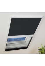 Kombi Dachfenster Plissee mit Sonnenschutz 110x160cm weiss 101170101-VH
