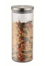 Weis 15946 Vorratsdose 1200ml aus Borosilikatglas mit Edelstahldeckel
