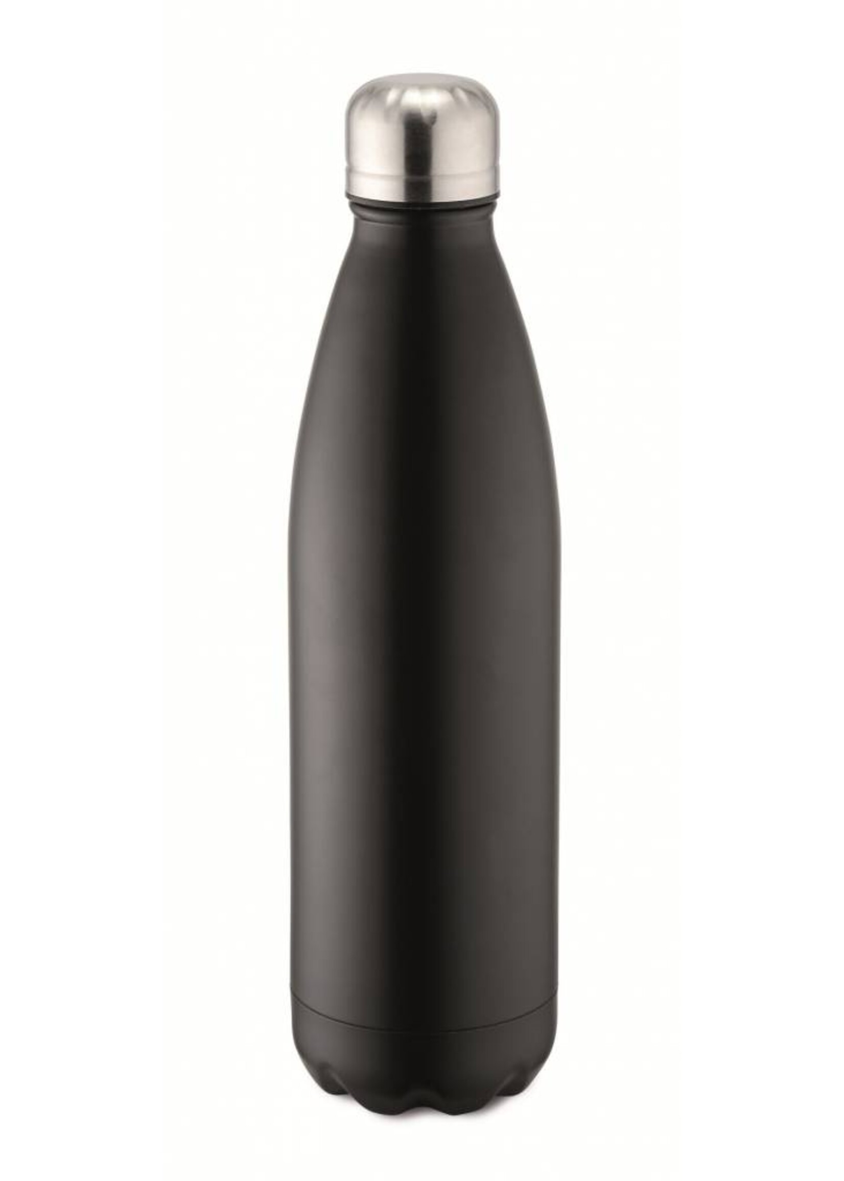 Weis 12989 Thermoflasche Isolierflasche Trinkflasche 750ml schwarz