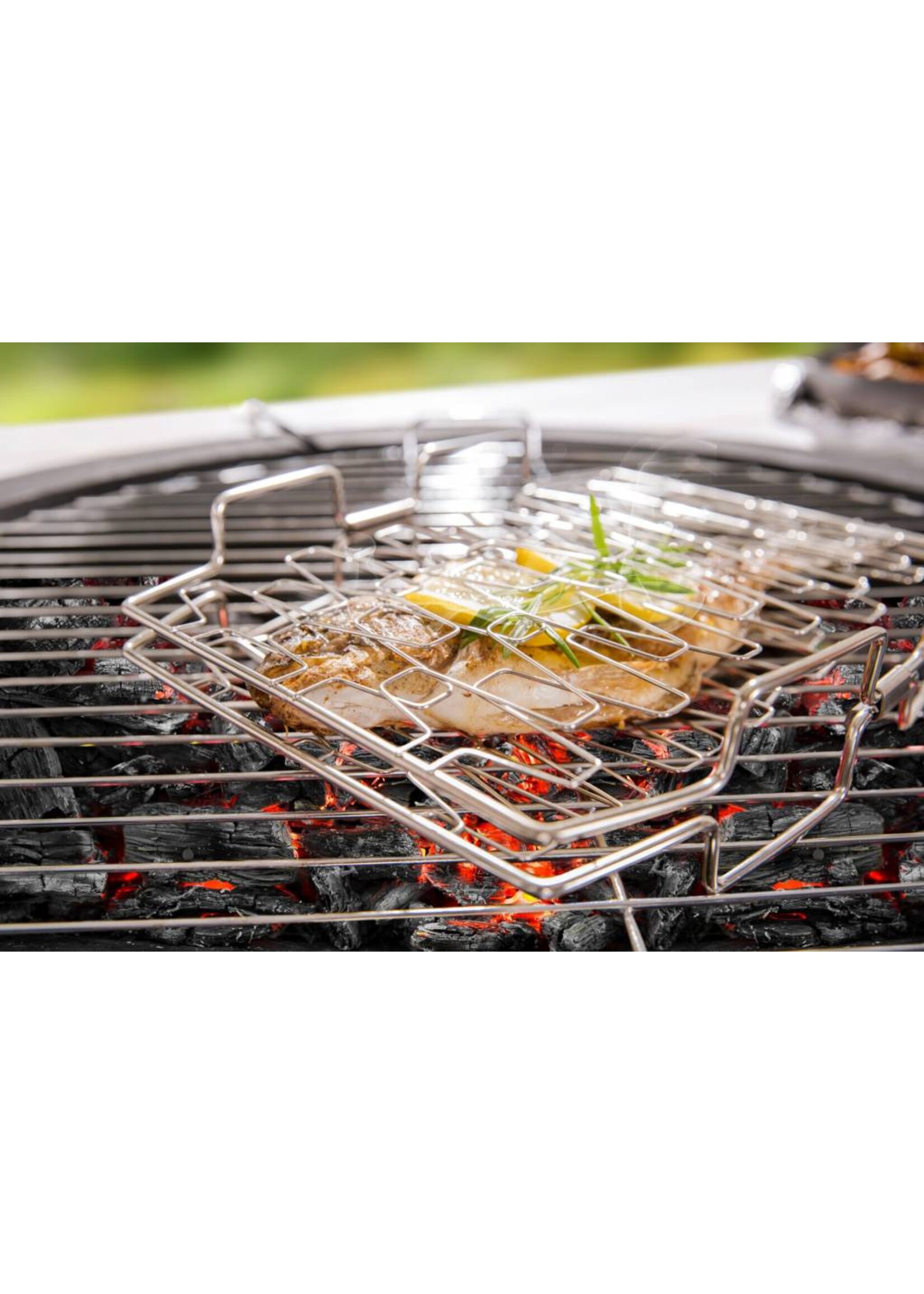 Edelstahl Fischhalter Gemüsehalter Pescado Fisch Gemüse Fleisch 203660119-HE