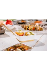 Keramik Grillpfanne Ceramico mit Untersetzer Spatel 15,5x13,5cm 203510101-HE