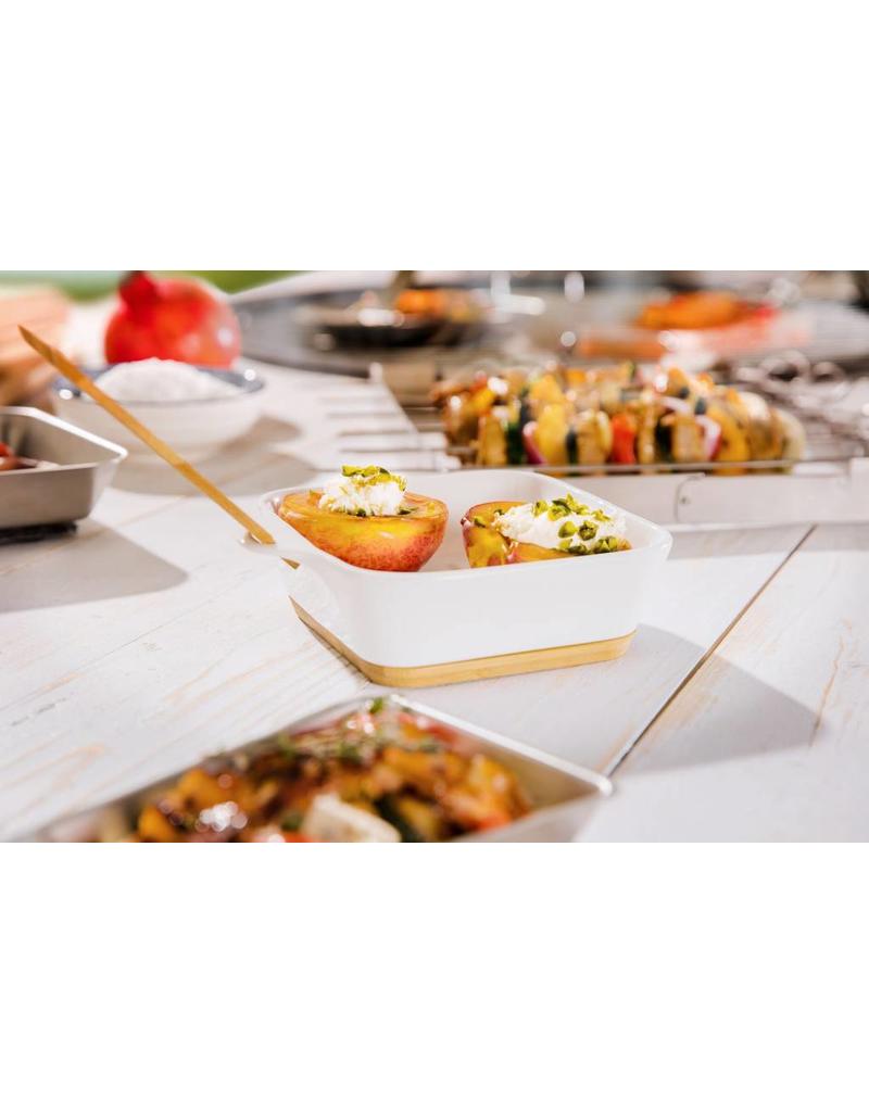 Keramik Grillpfanne Ceramico mit Untersetzer Spatel 15,5x13,5cm 203510101-HE