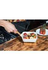 Keramik Grillpfanne Ceramico mit Untersetzer Spatel 15,5x13,5cm 203510101-HE