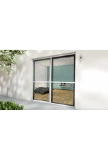 Fliegengitter Doppelschiebetür Schiebetür weiss 240x240cm 101340101-VH