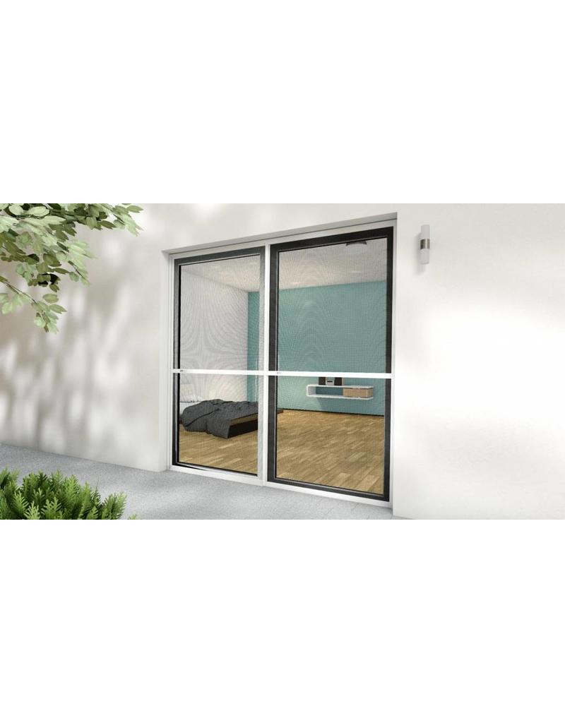 Fliegengitter Doppelschiebetür Schiebetür weiss 240x240cm 101340101-VH
