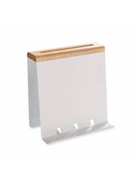 Küchenorganizer Kochbuchständer Messerblock für Tablet-PC weiss 202850101-HE