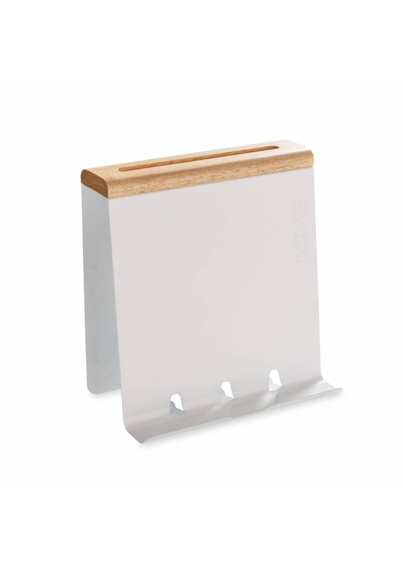 Küchenorganizer Kochbuchständer Messerblock für Tablet-PC weiss 202850101-HE