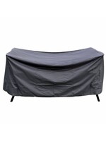 Schutzhülle Abdeckung für Sitzgruppen 230x155x80cm eckig anthrazit 61045