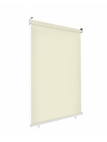 Sonnenschutz Rollo Aussenrollo Sichtschutz Balkon creme 140x140cm 302660214-VH