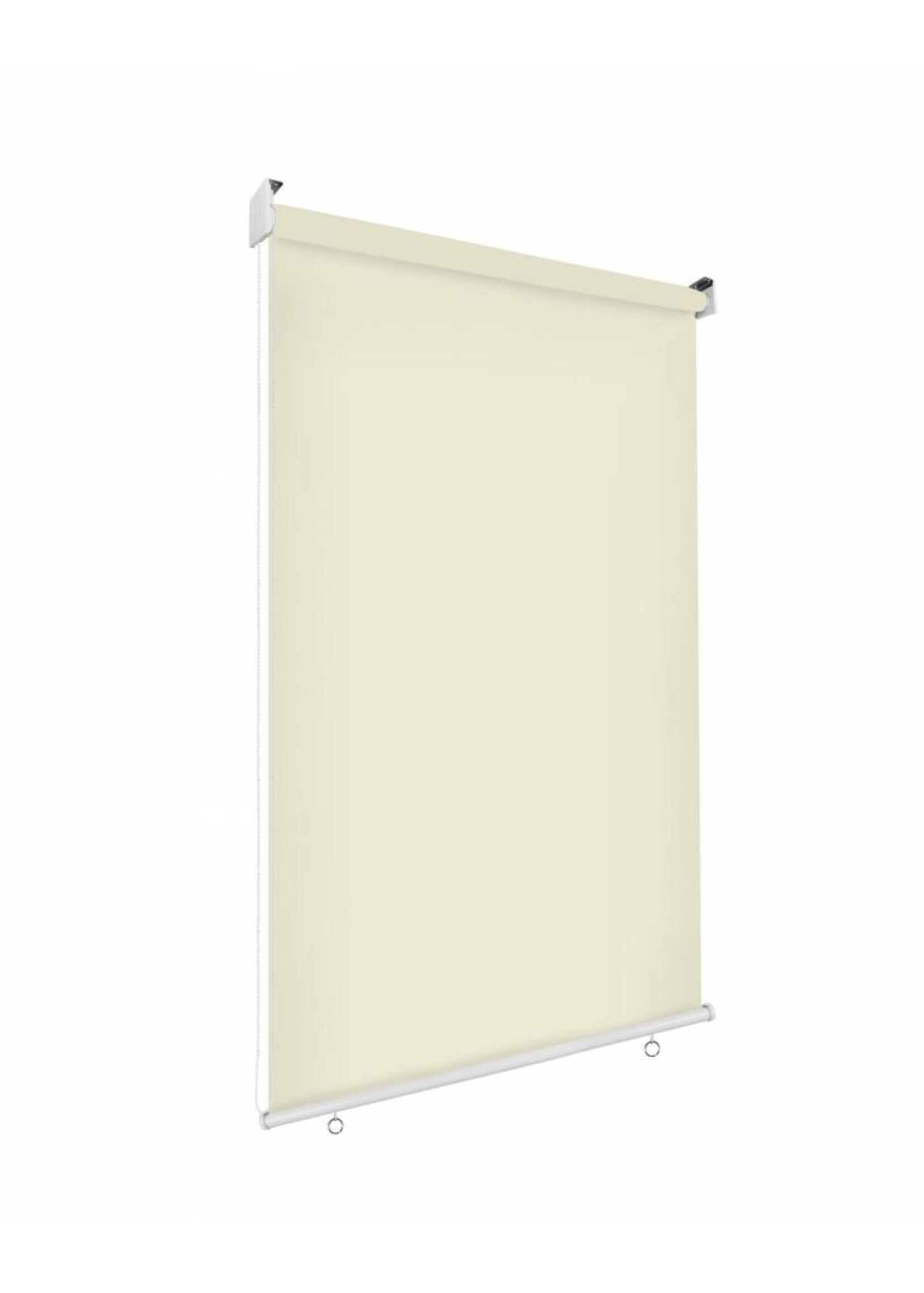Sonnenschutz Rollo Aussenrollo Sichtschutz Balkon creme 140x140cm 302660214-VH