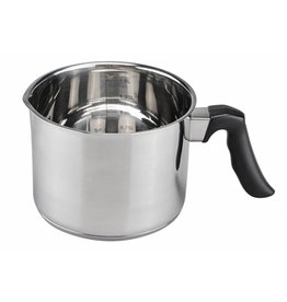 Edelstahl Milchtopf 14cm Thermoboden auch für Induktionsherde 21306
