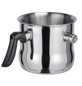 Simmertopf Milchtopf 1,2 Liter doppelwandig mit Flötenkessel-Funktion 21319