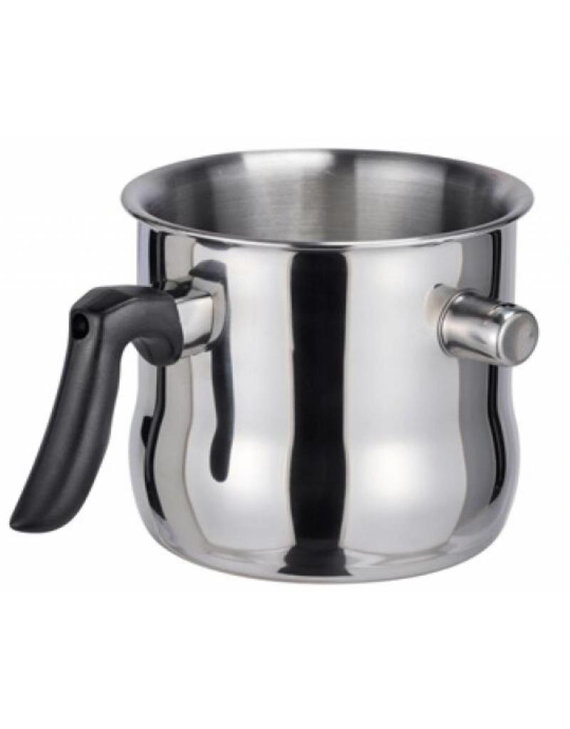 Simmertopf Milchtopf 1,2 Liter doppelwandig mit Flötenkessel-Funktion 21319