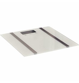 Körperanalysewaage Personenwaage digital aus Glas bis 180kg 33143