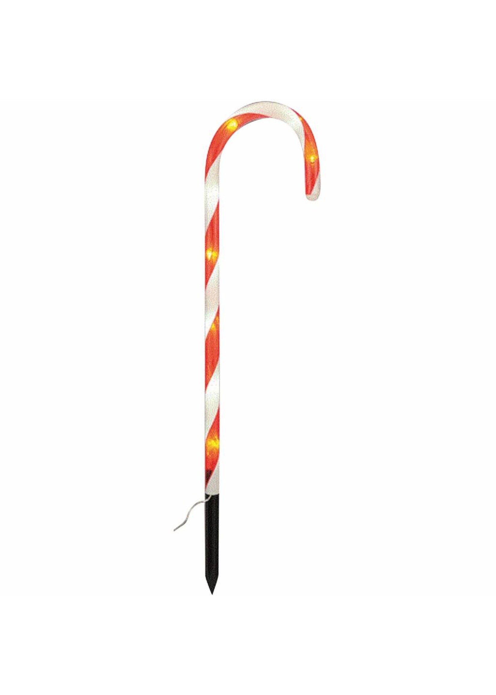 LED Zuckerstangen 4er Set Höhe 44cm Batteriebetrieb Timerfunktion 76500