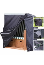 Schutzhülle Hülle Schutzhaube Strandkorb H170/134xB135xT100cm anthrazit 1933