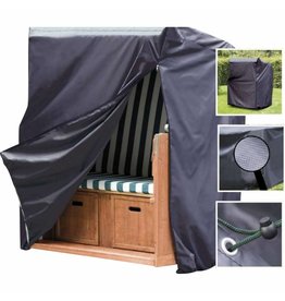 Schutzhülle Hülle Schutzhaube Strandkorb H170/134xB135xT100cm anthrazit 1933