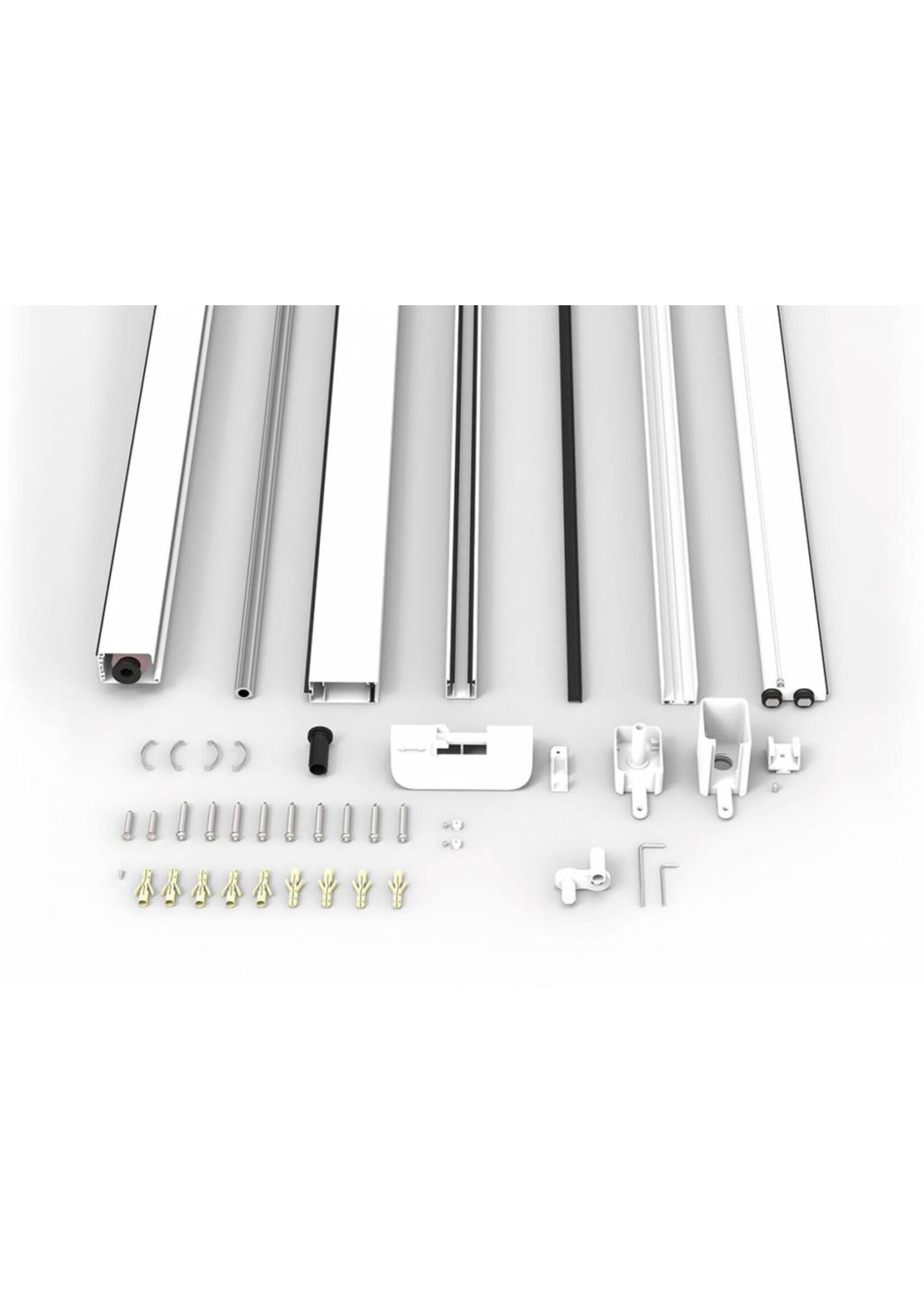 Fliegengitter Tür Rollo Rollobausatz smart 125x220 braun 100920102-VH