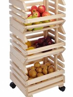 HI 90055 Obsthorde Kartoffelhorde Kartoffelkiste 3tlg aus Holz