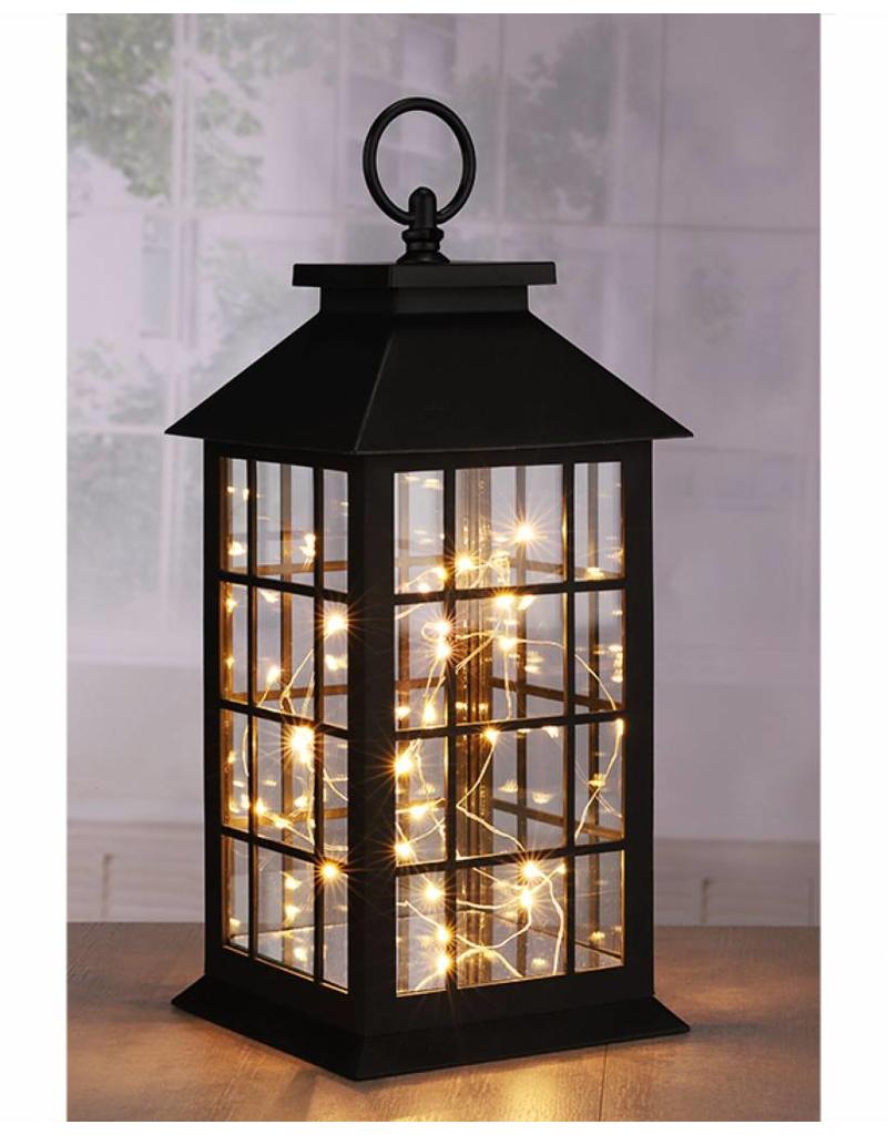 HI 57091 Laterne mit warmweisser Kupferlichterkette 30 LEDs