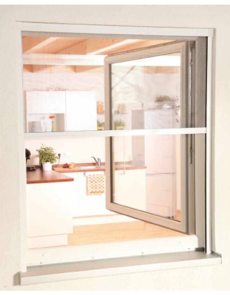 Fliegengitter Alu Rollobausatz Fenster smart 130x160cm weiss 100910101-VH