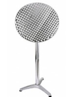 HI 60297 Bistrotisch Stehtisch aus Aluminium D 60 x H115cm klappbar