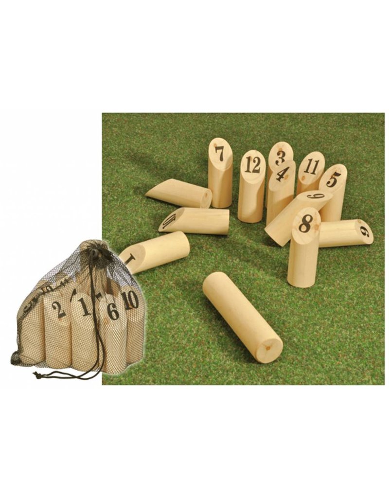 HI 66144 Finn Kubb Outdoor Spiel Geschicklichkeitsspiel aus Holz