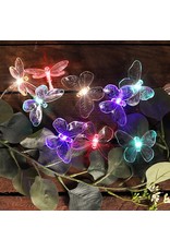 HI 70332 Solar Lichterkette Schmetterling bunt mit 24 LEDs
