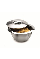 Weis 24030 Edelstahl Thermo Küchenschüssel Schüssel mit Deckel 30cm 3 Liter