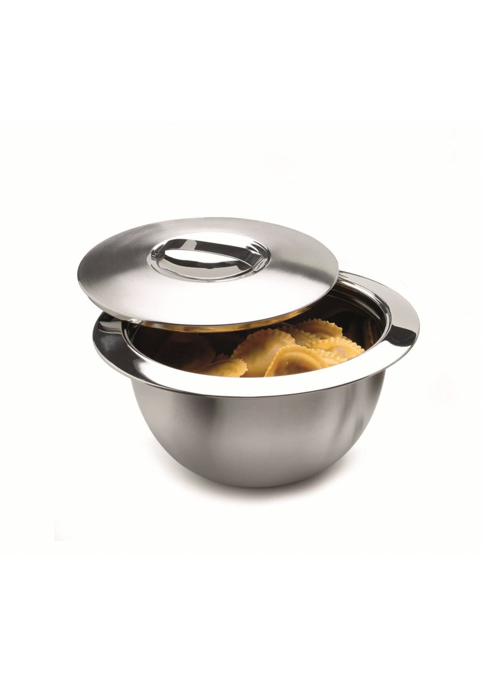 Weis 24030 Edelstahl Thermo Küchenschüssel Schüssel mit Deckel 30cm 3 Liter