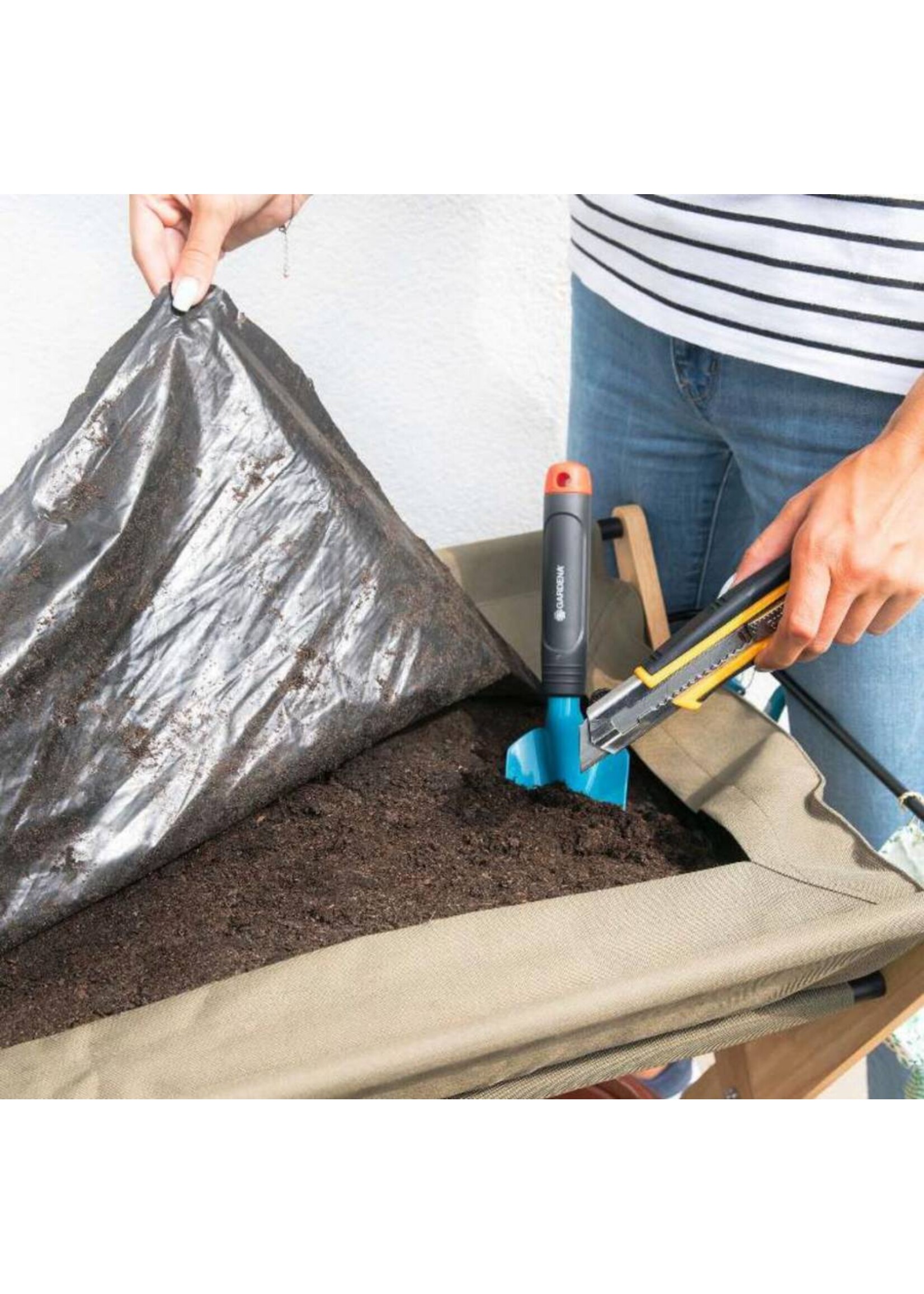 Hochbeet mobil GROW mit Ablage ideal für Balkone 302990108-HE