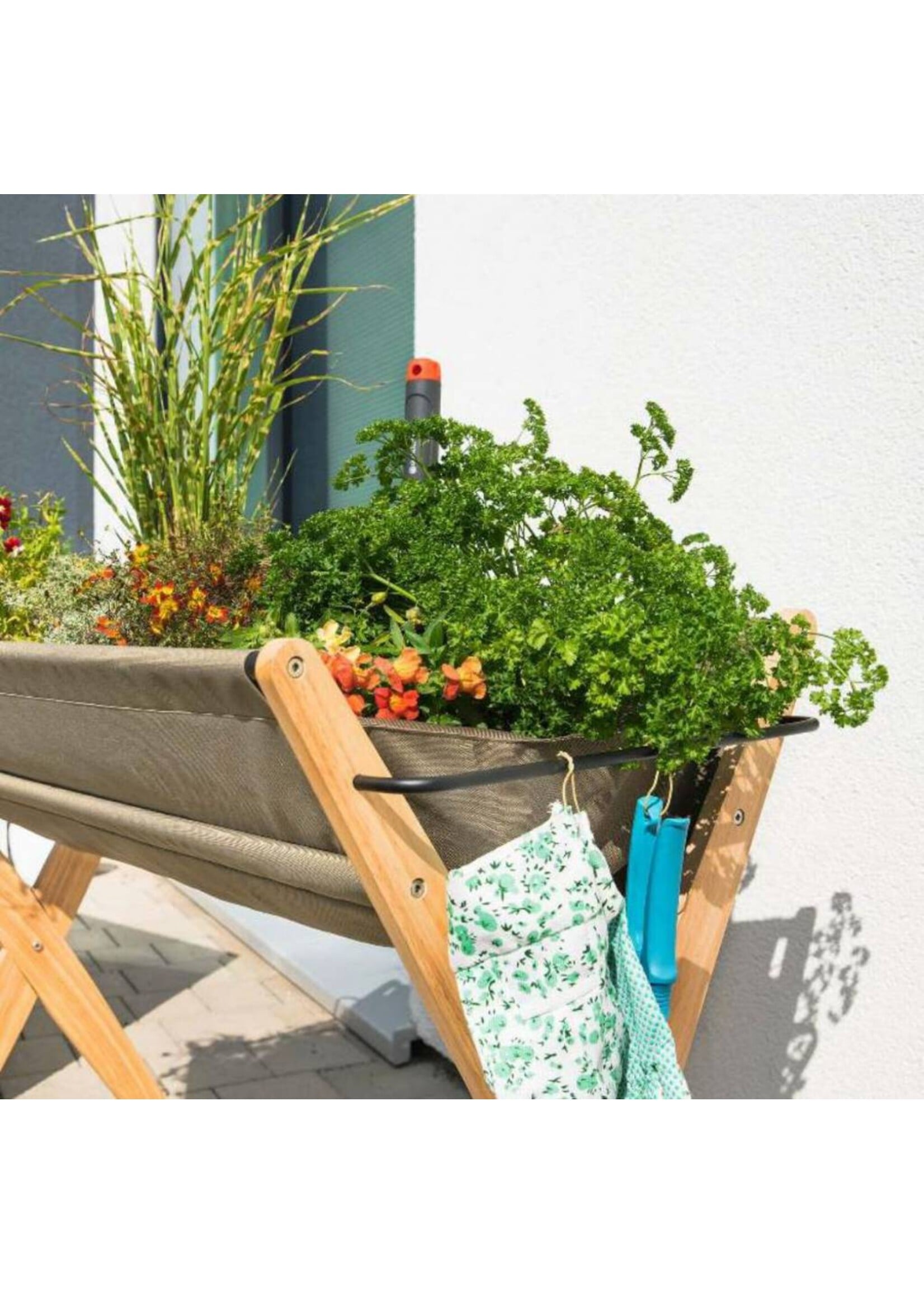 Hochbeet mobil GROW mit Ablage ideal für Balkone 302990108-HE