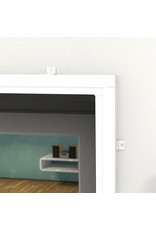 Fliegengitter Doppelschiebetür Schiebetür weiss 240x240cm 101340101-VH