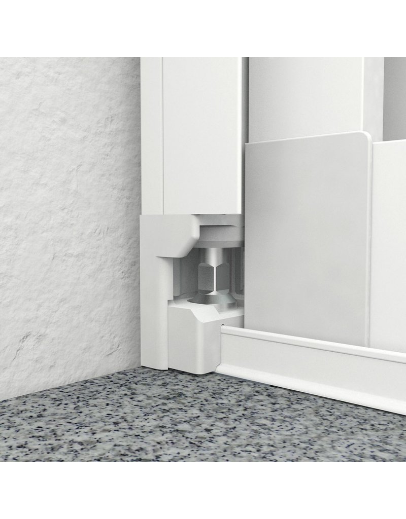 Fliegengitter Doppelschiebetür Schiebetür weiss 240x240cm 101340101-VH