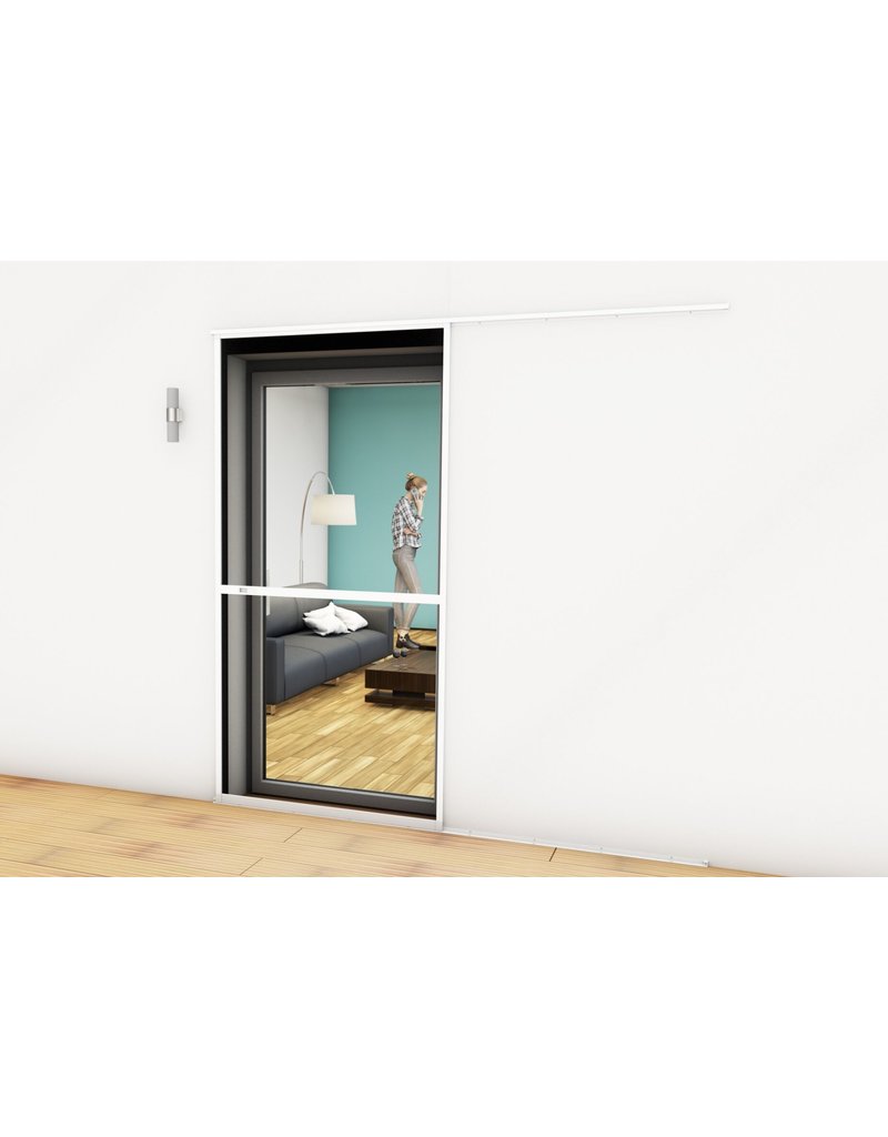 Fliegengitter Schiebetür Einzelelement 120x240cm weiss 101390101-VH