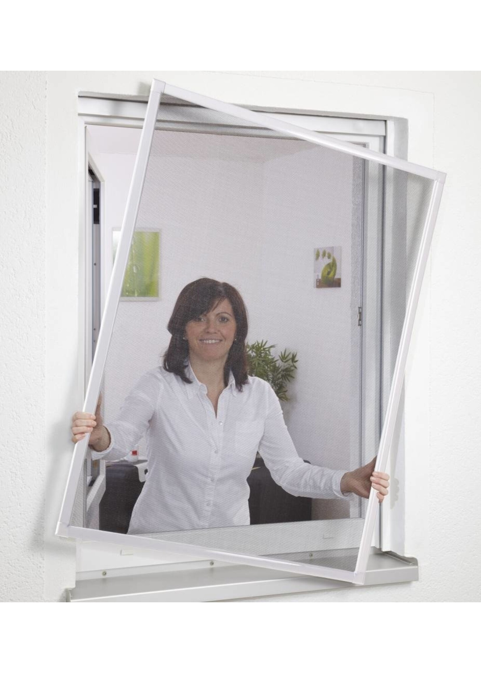 Fliegengitter Fensterbausatz BASIC 120x140cm weiss 101550301-VH