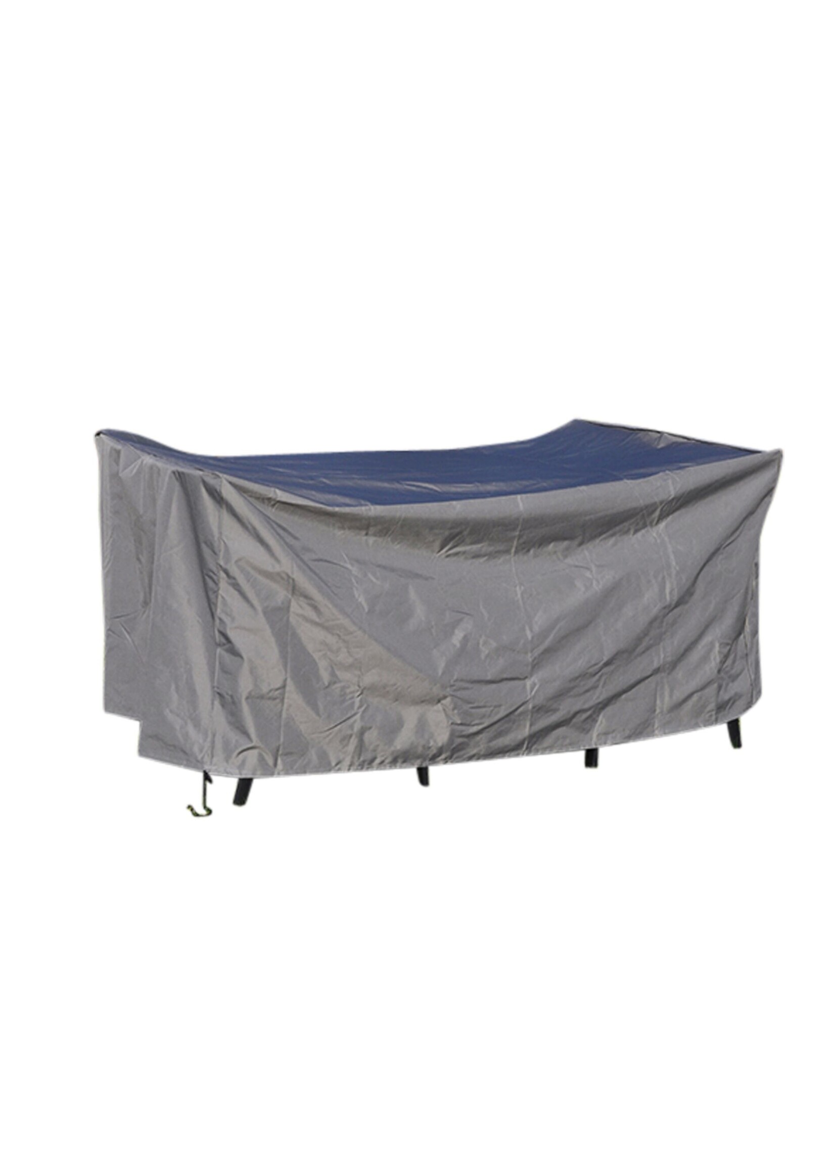 Schutzhülle Abdeckung für Sitzgruppen 185x125x85cm eckig anthrazit 61048