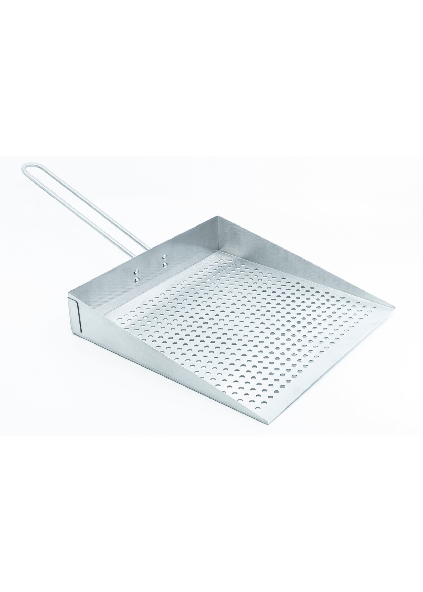 Hecht International 204270119-HE Edelstahl Grillplatte mit abnehmbarem Griff