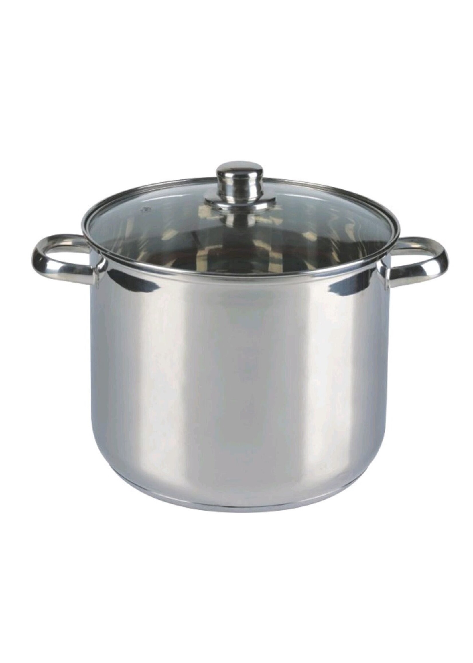 Westerholt 1955 Edelstahl Universal Kochtopf Topf 20Ltr. Glasdeckel